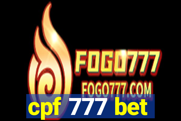 cpf 777 bet